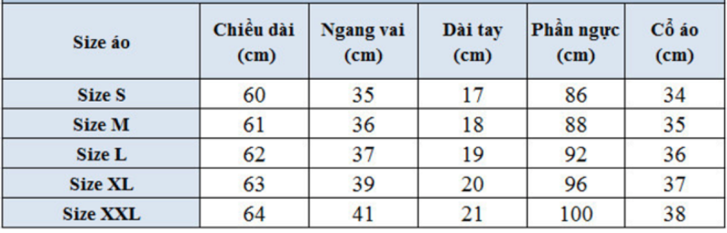 2 cách chọn size áo oversize nam nữ